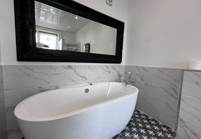 Dressing table and work station in the Junior Suite at Richmond Park Hotel Bo'ness, ideal for business travelers.